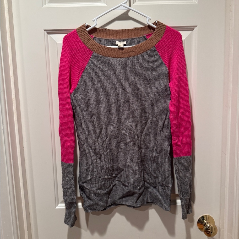 J.Crew Knit Colorblock Top